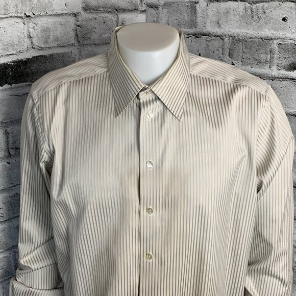 Eton Ganghester 1928 Contemporary Fit Striped Dress Shirt - Picture 2 of 11